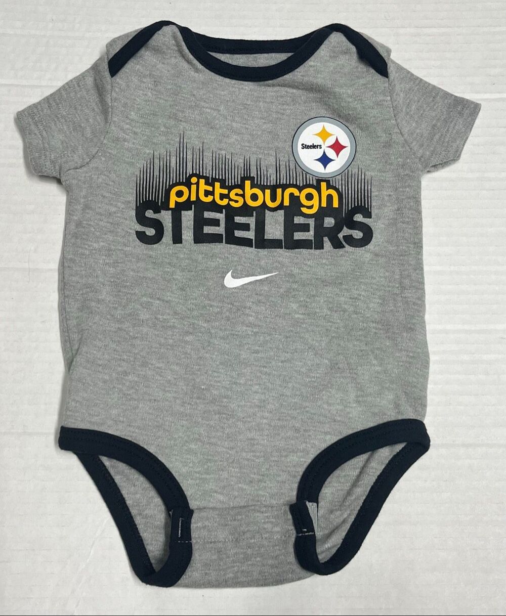 NFL Nike Pittsburgh Steelers  TJ WATT #90 Bodysuit   Size 3/6 Months